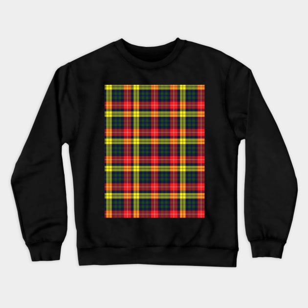 Buchanan Modern Plaid Tartan Scottish Crewneck Sweatshirt by ScottishShop